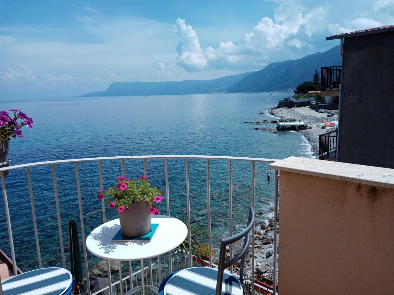 Villa Bella Sera Scilla Bagian luar foto
